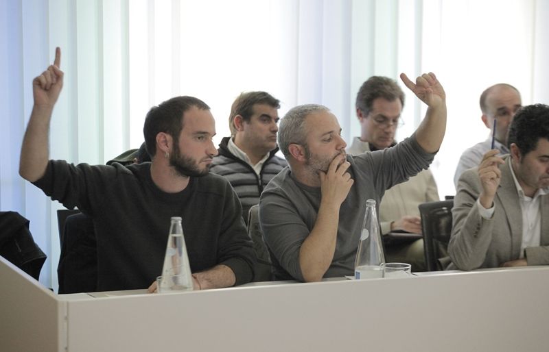 La CUP ha presentat la moció que finalment ha estat rebutjada. FOTO: Artur Ribera