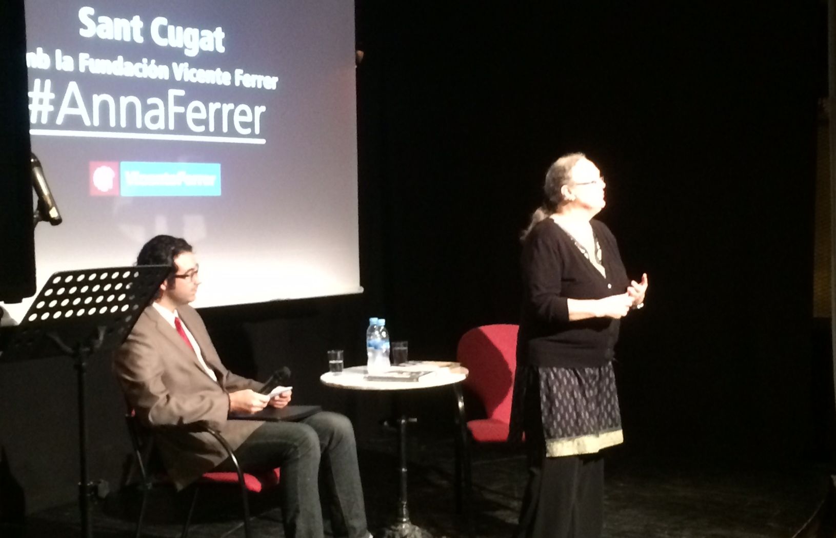 Anna Ferrer ha lloat la figura de Vicente Ferrer i ha assegura que la tasca continua endavant.