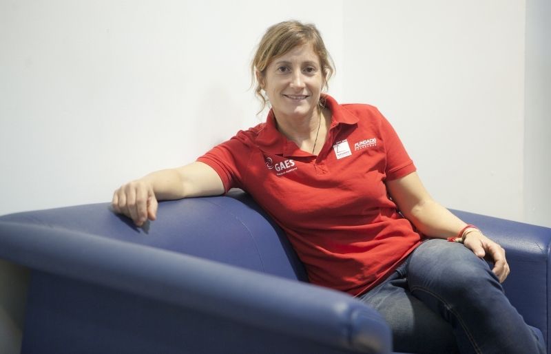 Anna Corbella va oferir una xerrada a lAula d'Extensió Universitària per a la Gent Gran de Sant Cugat. FOTO: Artur Ribera