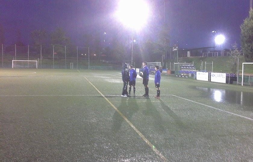 El partit entre el Junior FC i el Can Vidalet CF no es va poder jugar el passat 29 de novembre. FOTO: @rieravelasco