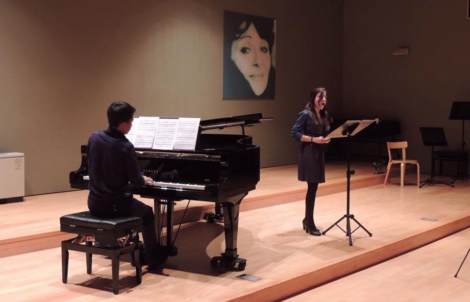 Concert a l'Aula Magna de l'Escola MUnicipal de Música. FOTO: Cedida