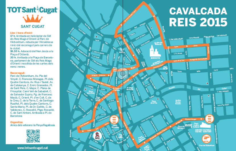 La cavalcada d'aquest any. FOTO: Cedida