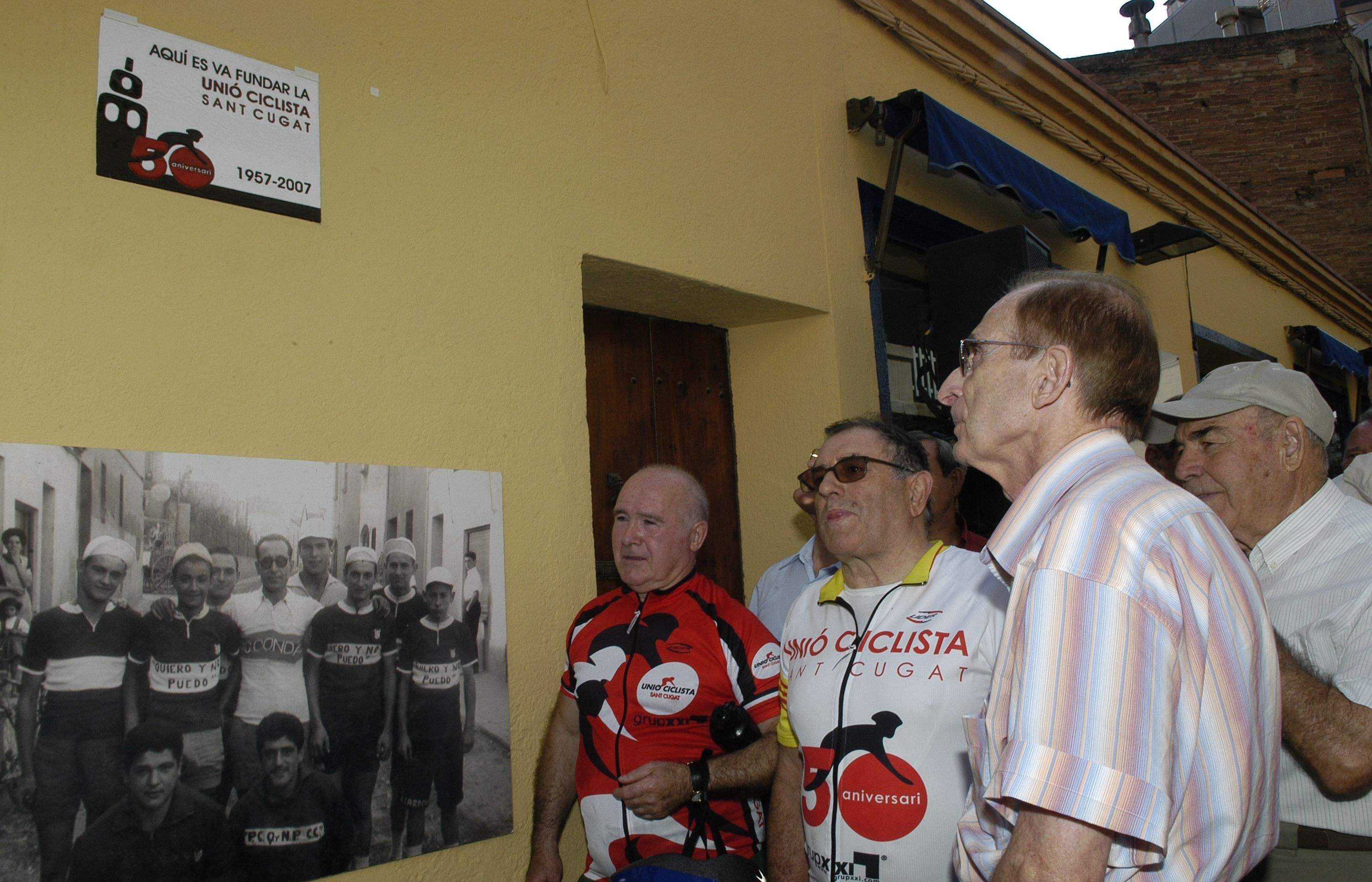El 2007 la Unió Ciclista Sant Cugat va celebrar el 50è aniversari. FOTO: Arxiu