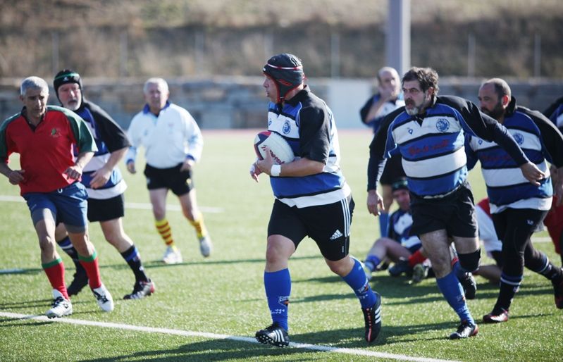 Partit entre XV Matusalem i Kings Pebrots. FOTO: Lali Puig