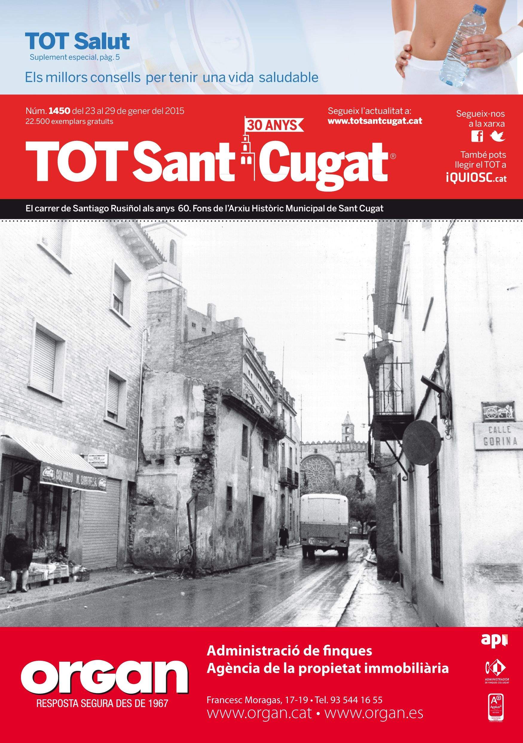 Portada sencera del TOT del 23 de gener del 2015