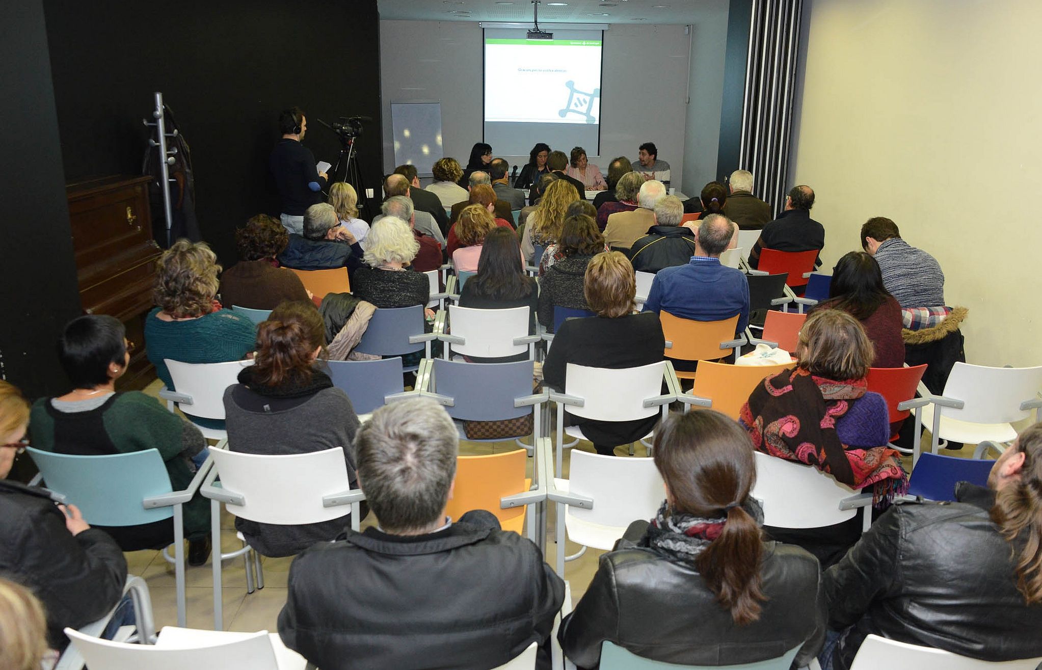 El Xalet Negre s'ha omplert per la constitució de la Xarxa d'Inclusió Social. FOTO: Localpres