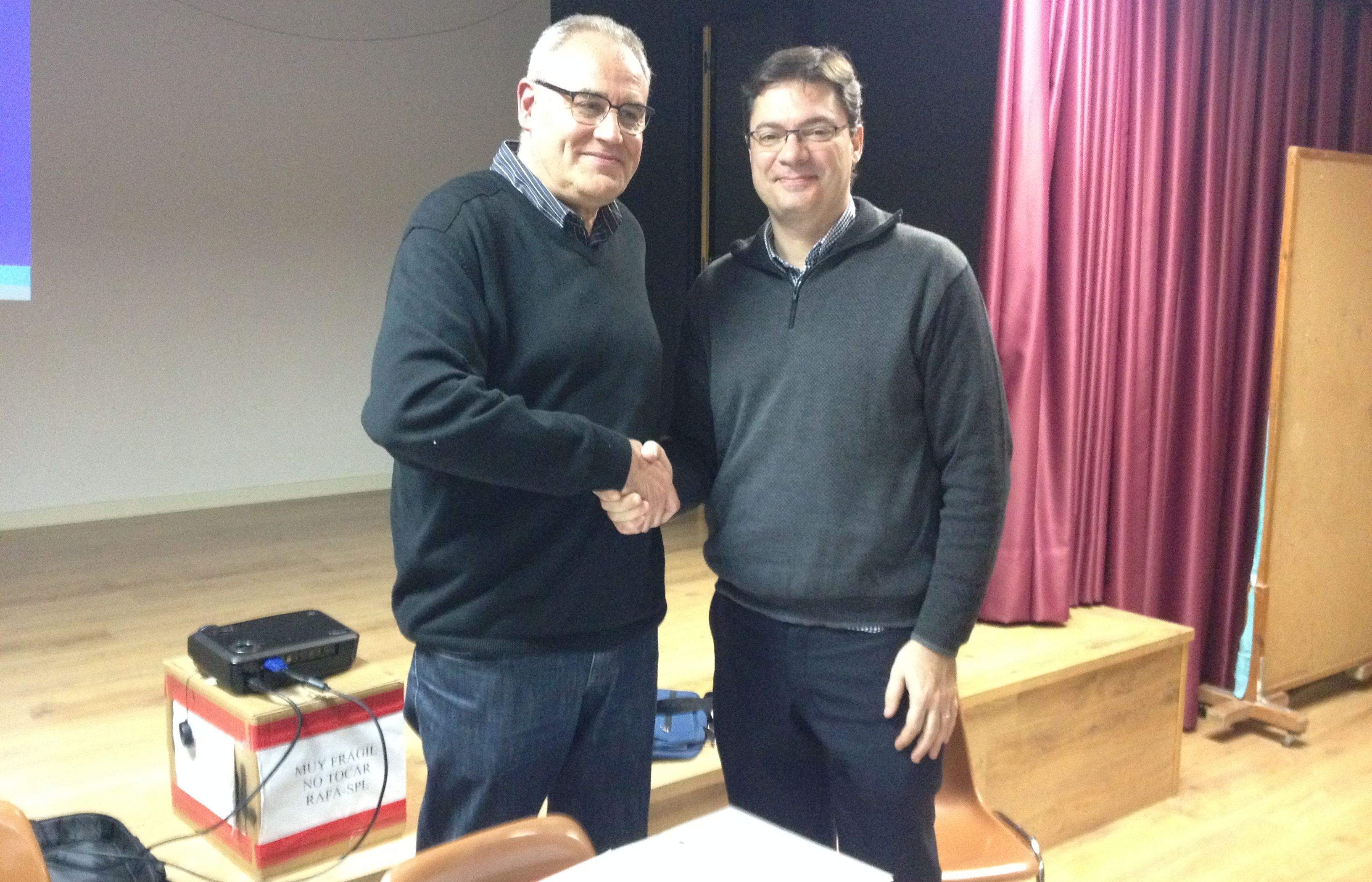 Miquel Martínez i Lluís Moreno. FOTO: À. L. P.