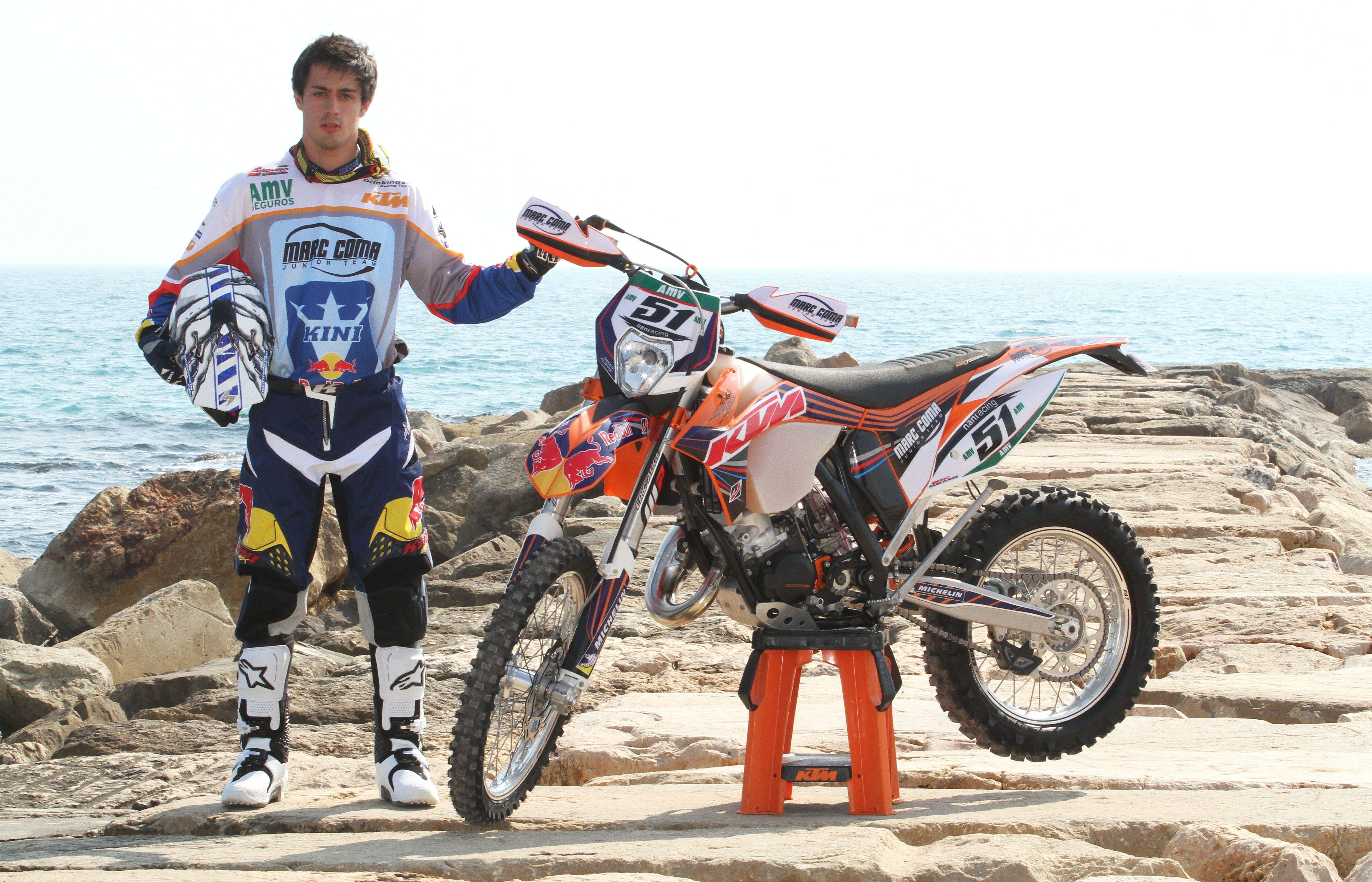 Roger Planas, quan competia per l'equip de Marc Coma. FOTO: Nicki Martínez