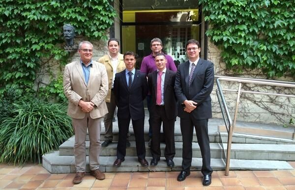 La imatge correspon a la primera trobada entre Sant Cugat Creix i Ivan Tibau. FOTO: @SantCugatCreix