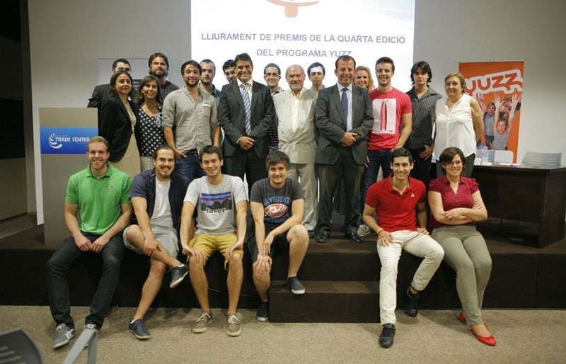 Premiats de la quarta edició del concurs Yuzz Sant Cugat. FOTO: Artur Ribera