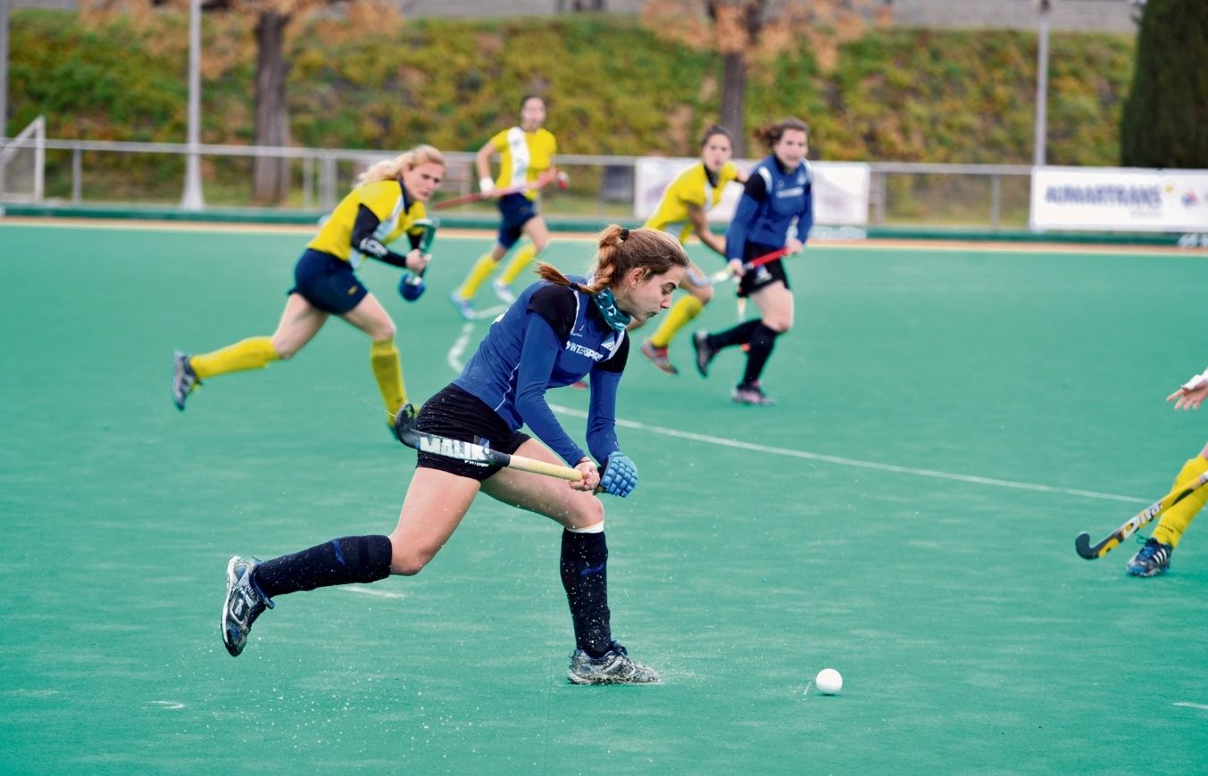 El Junior FC és, amb 265 jugadores dhoquei sobre herba, el club de Sant Cugat amb més número de jugadores. FOTO: Amanda Bernal