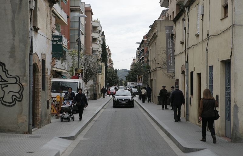 La cruïlla del camí de la Creu amb avinguda Francesc Macià. FOTO: Artur Ribera