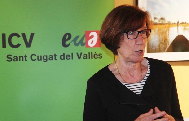 Casamitjana ha estat presentada com a cap de llista per ICV Sant Cugat a les pròximes municipals. FOTO: Lali Puig