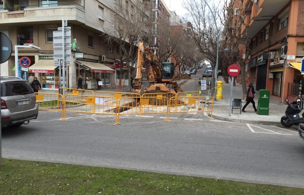 L'últim tram del passeig de la Torre Blanca està tallat al trànsit. FOTO: Carlos Rodríguez