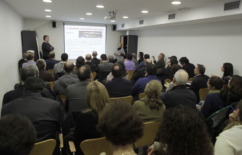 L'assemblea general ordinària del passat dilluns 23 de febrer. FOTO: Artur Ribera
