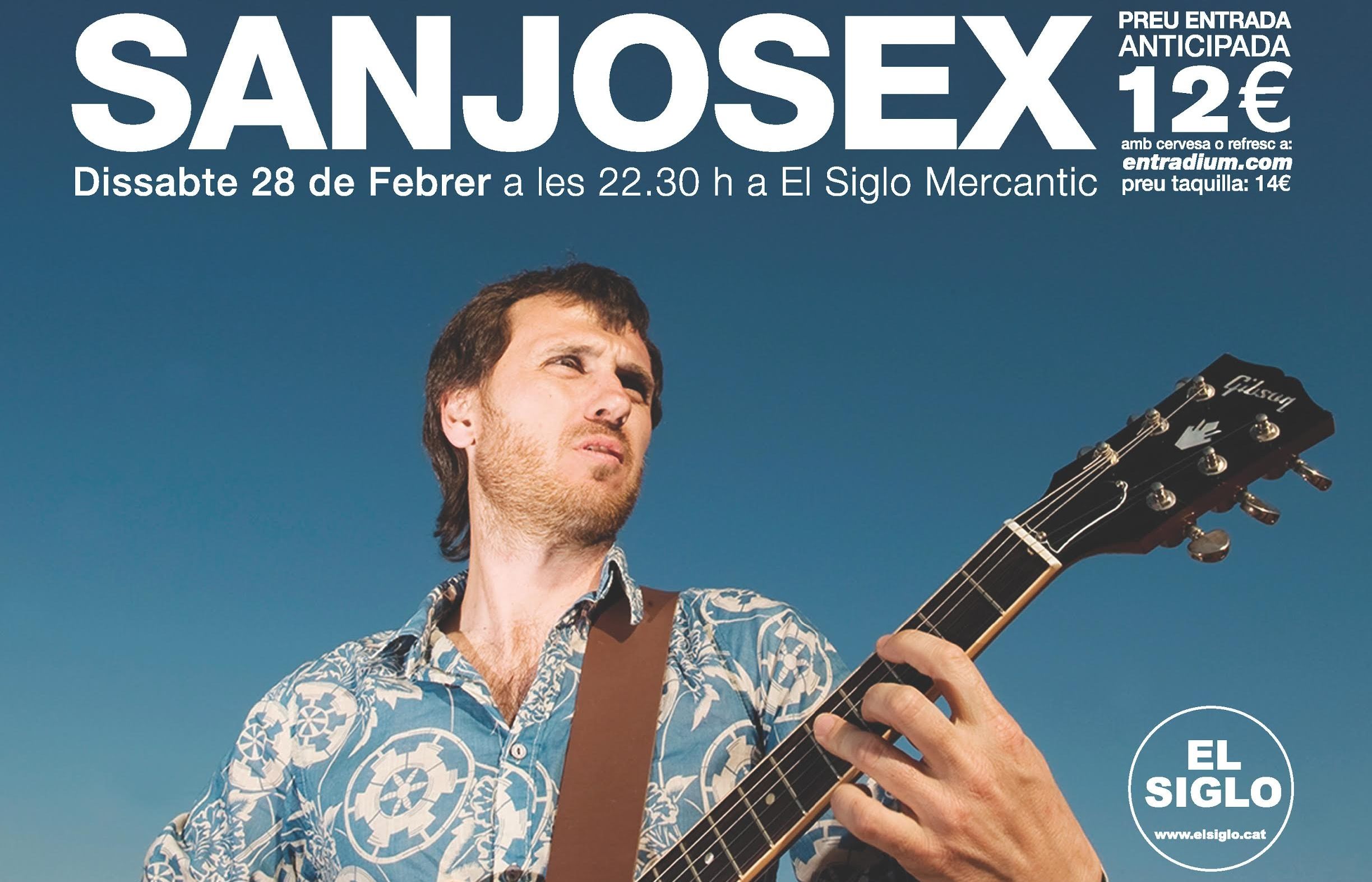 Sanjosex a El Siglo Mercantic, dissabte 28 de febrer a les 22:30h. FOTO: Cedida