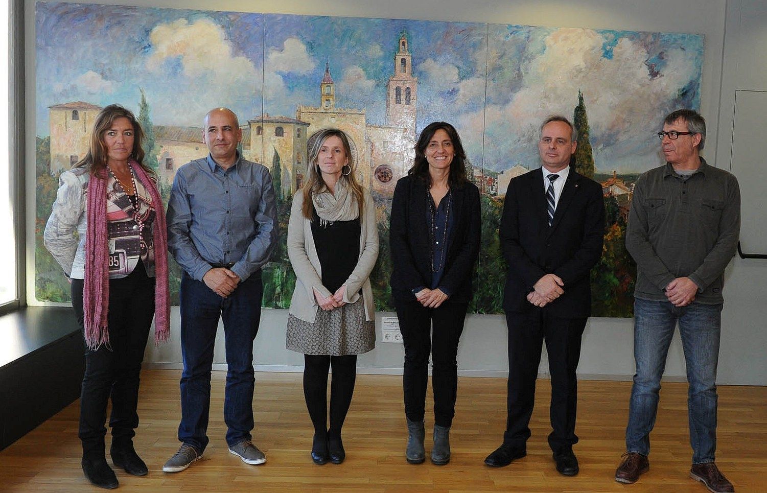Lluís Baulenas, a l'esquerra de Mercè Conesa. FOTO: Localpres