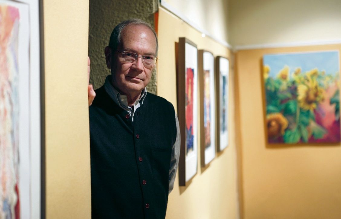 Joan Cabré és artista plàstic. FOTO: Artur Ribera