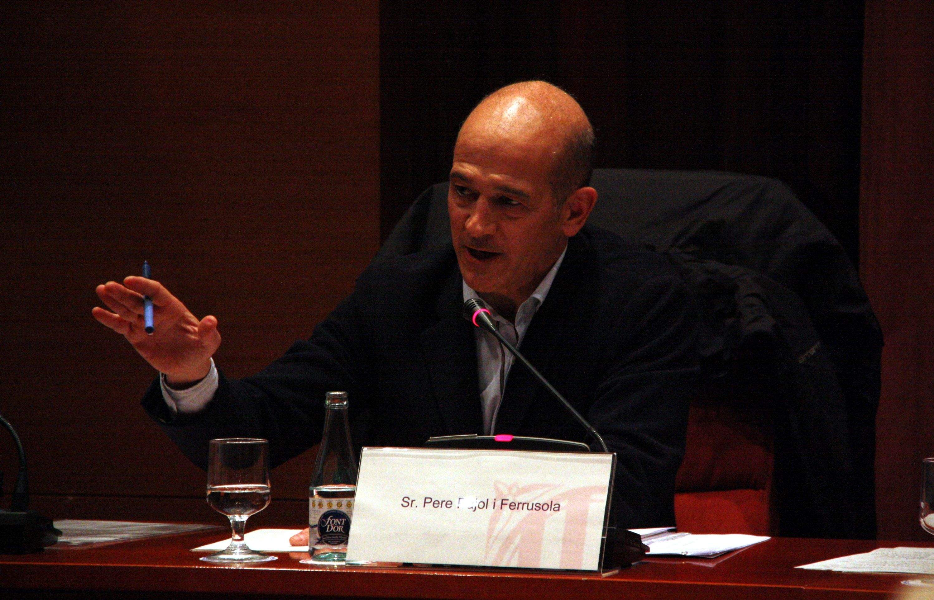 Pere Pujol durant la comissió.FOTO: ACN