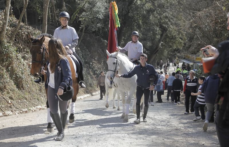 L'Entitat Sardanista de Sant Cugat ha estat la Banderera d'enguany. FOTO: Artur Ribera