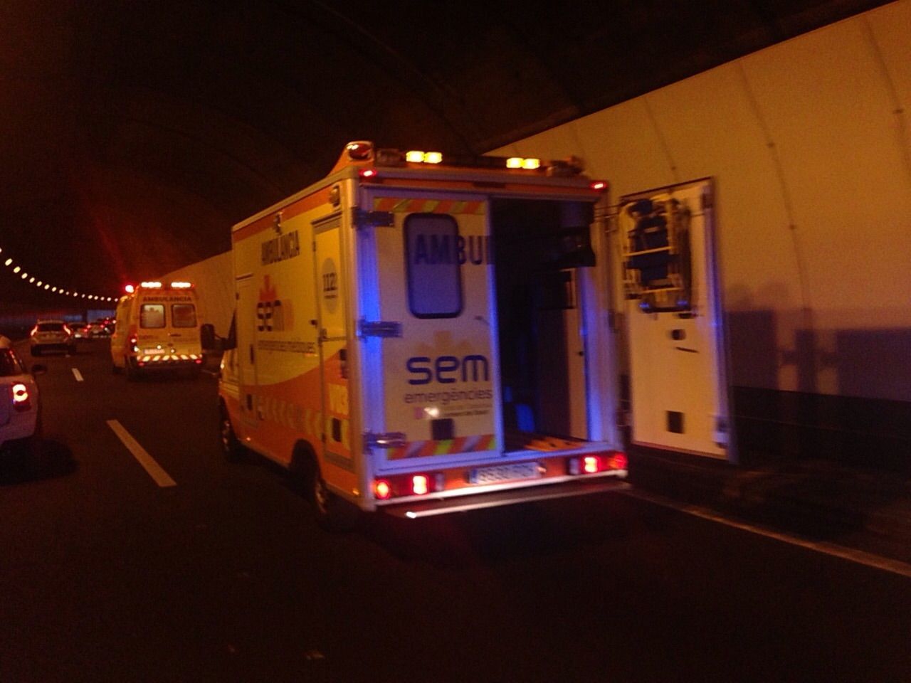 L'accident ha passta a dins els túnels. FOTO: Mariona Sagalés