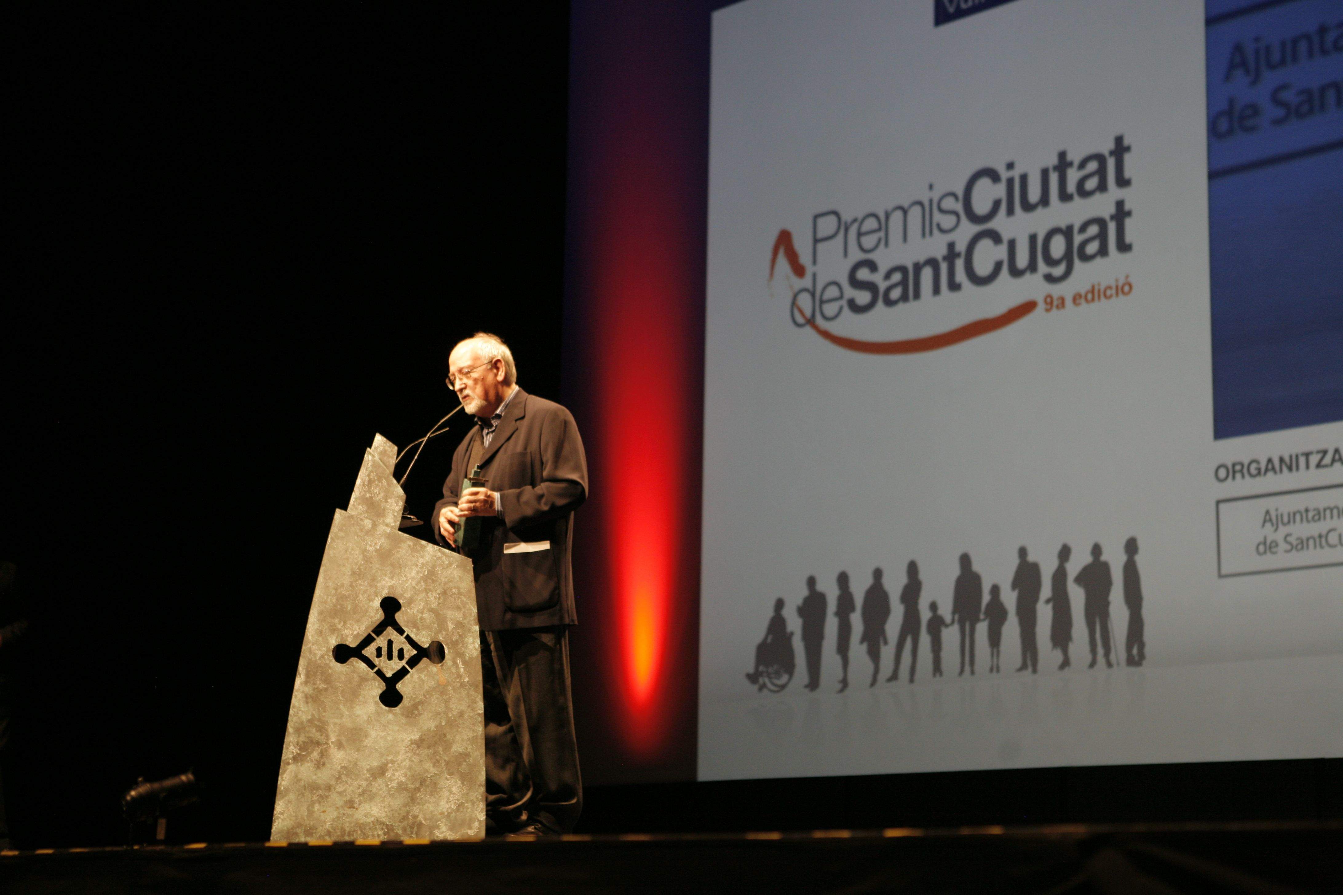 L'historiador Domènec Miquel va rebre un dels premis de l'edició del 2013. FOTO: Artur Ribera