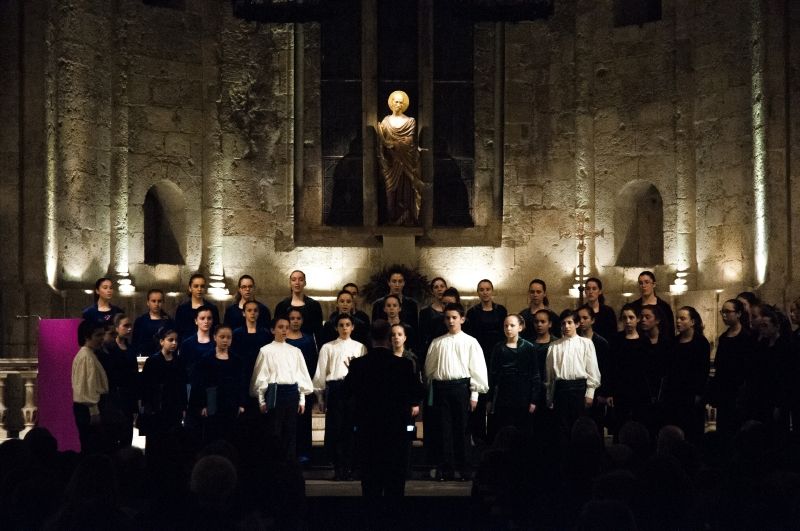 Concert del Cor Vivaldi al Monestir. FOTO: David Molina