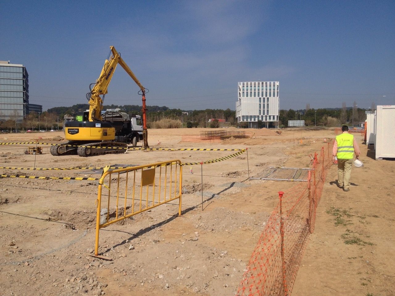 Aquest és el terreny on es construiran les 11 pistes de pàdel. FOTO: Artur Ribera