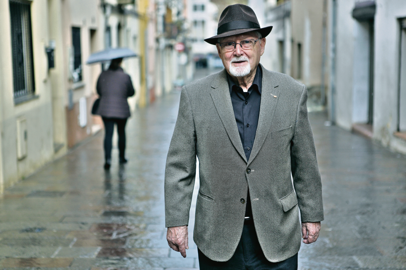 Antoni Aguilar ha dedicat el seu temps al voluntaria. FOTO: Artur Ribera