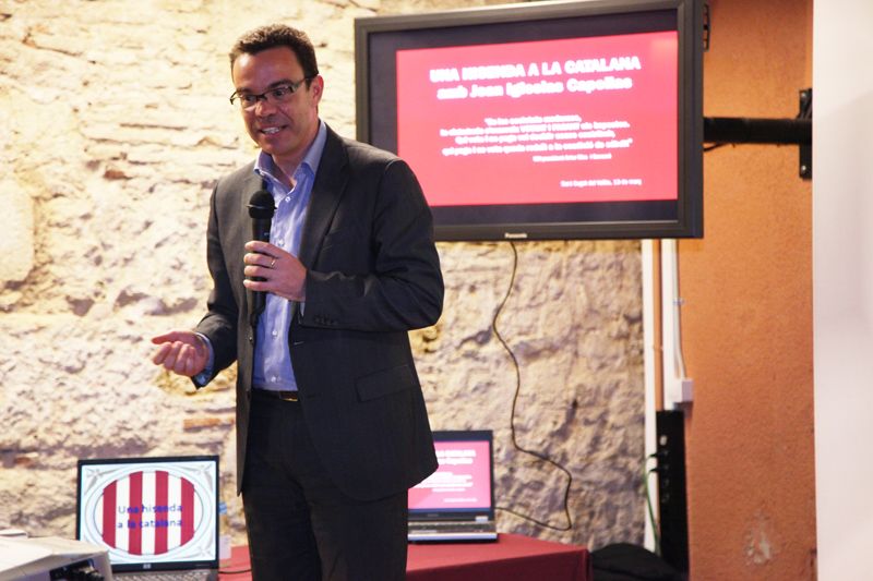 Presentació del nou llibre de Joan Iglesias "Una Hisenda a la catalana" al Claustre