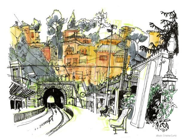 Dibuix de Cristina Curto anunciant l'acte de dia 22. FOTO: Cedida