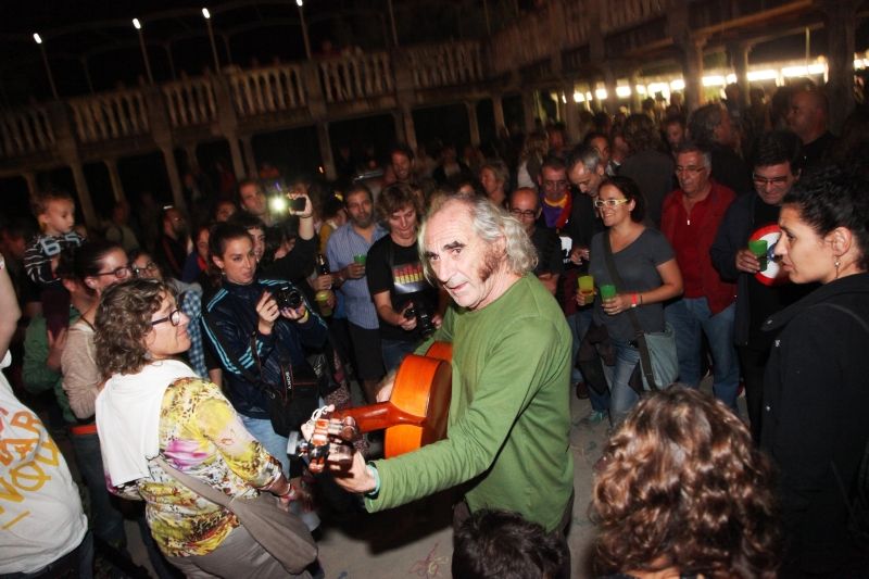 Pau Riba va ser un dels participants de les 14 hores de música de 'La Floresta enCanta'. FOTO: Lali Puig