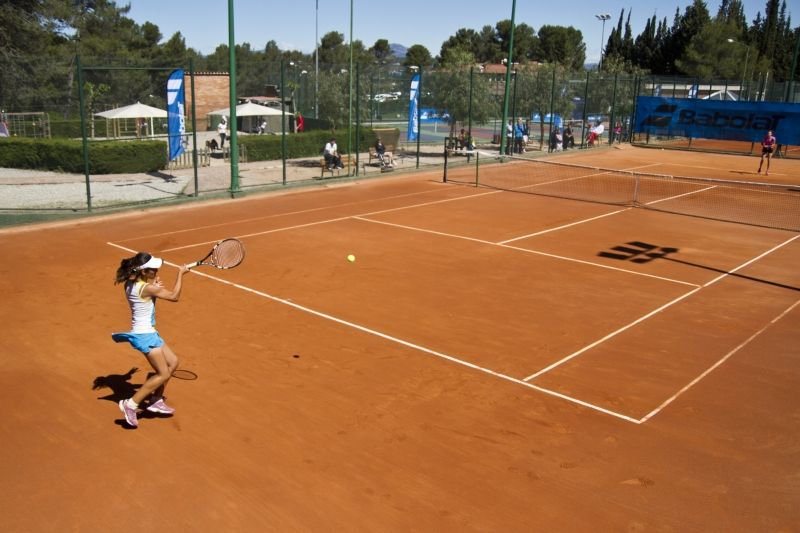 Les pistes del Club Tennis Natació Sant Cugat seran l'escenari d'aquest campionat. FOTO: Estefania Bedmar