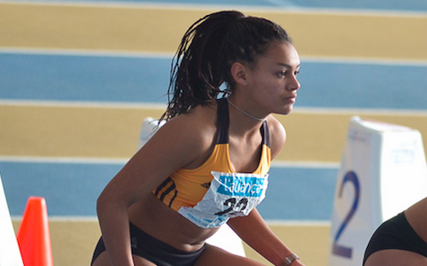 Jael Bestué, al campionat de Catalunya. FOTO: Club Muntanyenc