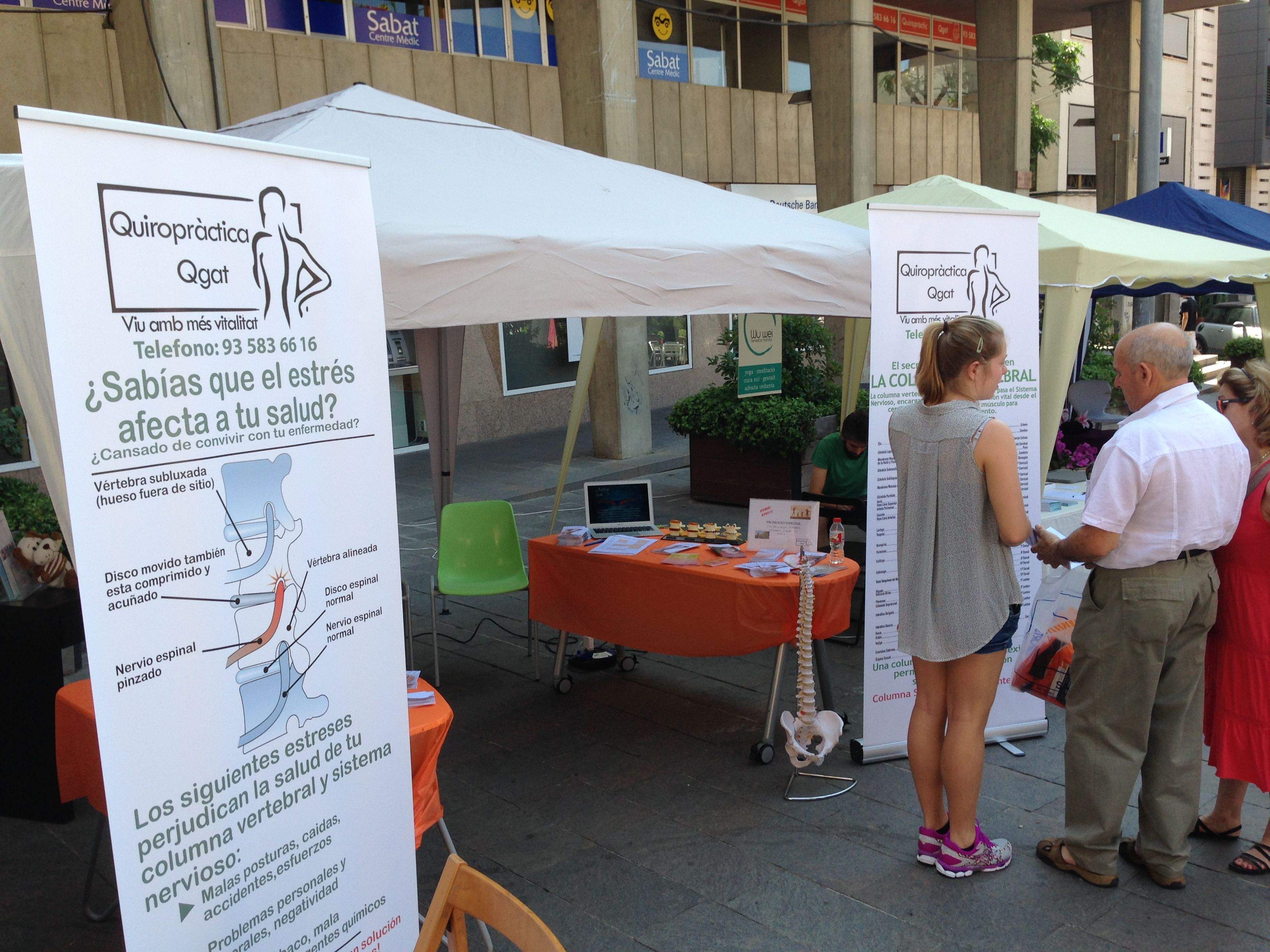 Quiropràctic Qgat són especialistes en la recuperació de la flexibilitat de la columna. FOTO: cedida