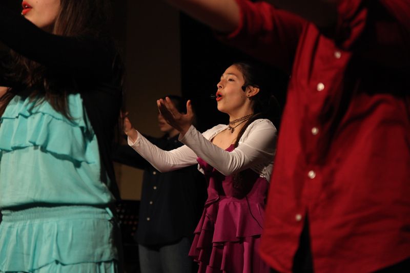 Diferents propostes teatrals a l'escenari. FOTO: Lali Puig