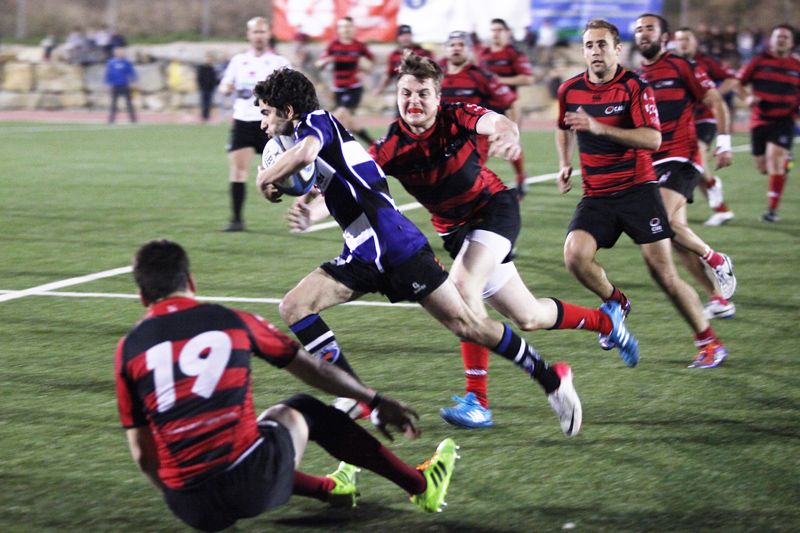 El CR Sant Cugat ha perdut (19-26) amb el CAU València. FOTO: Lali Puig