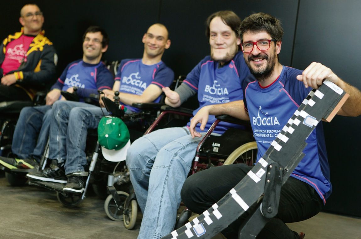 Ismael Sánchez és el director de la 2015 Boccia ECUP. FOTO: Artur Ribera
