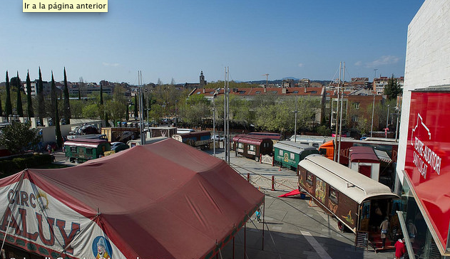 El Circ Raluy, com mai l'han vist, per l'aniversari del TOT. FOTO: Localpres