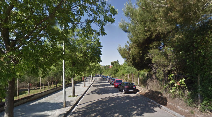 L’arranjament es farà entre el carrer Chopin i l’institut Arnau Cadell. FOTO: Google Maps