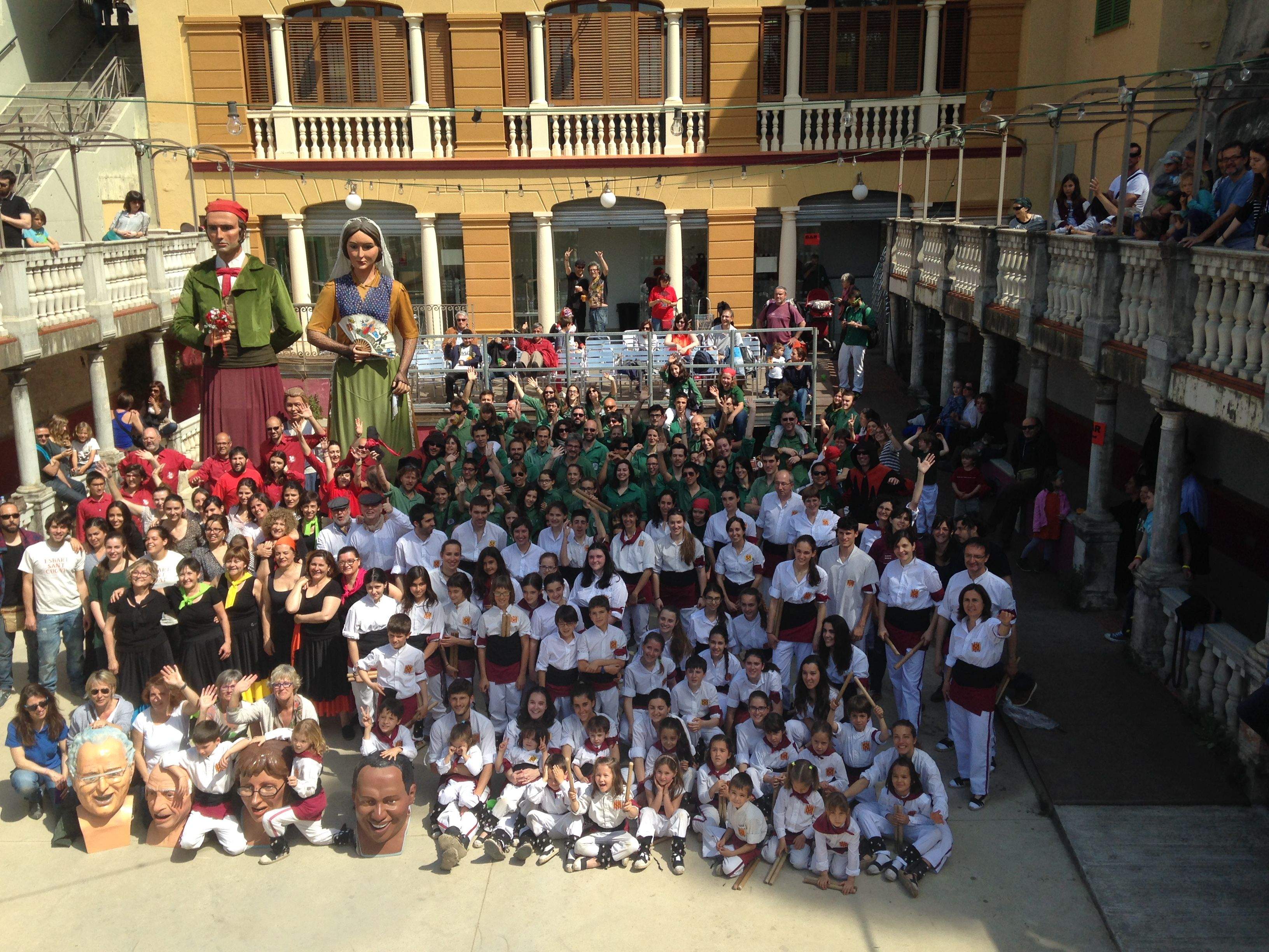 Les entitats locals que han participat a la trobada. FOTO: Mireia Puente