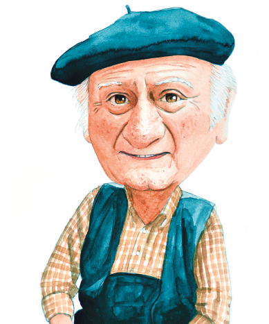 Pere Pahissa. Il·lustració: Adolf