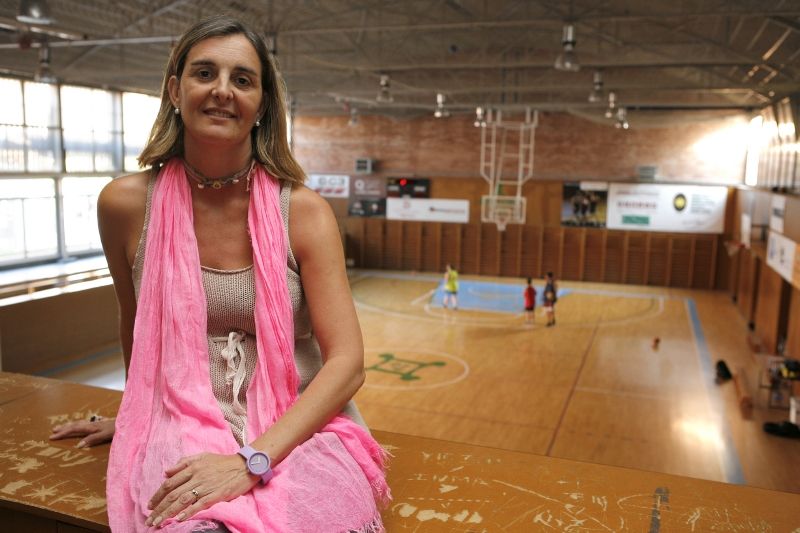 Mònica Mateu és presidenta de la UE Sant Cugat. FOTO: Artur Ribera