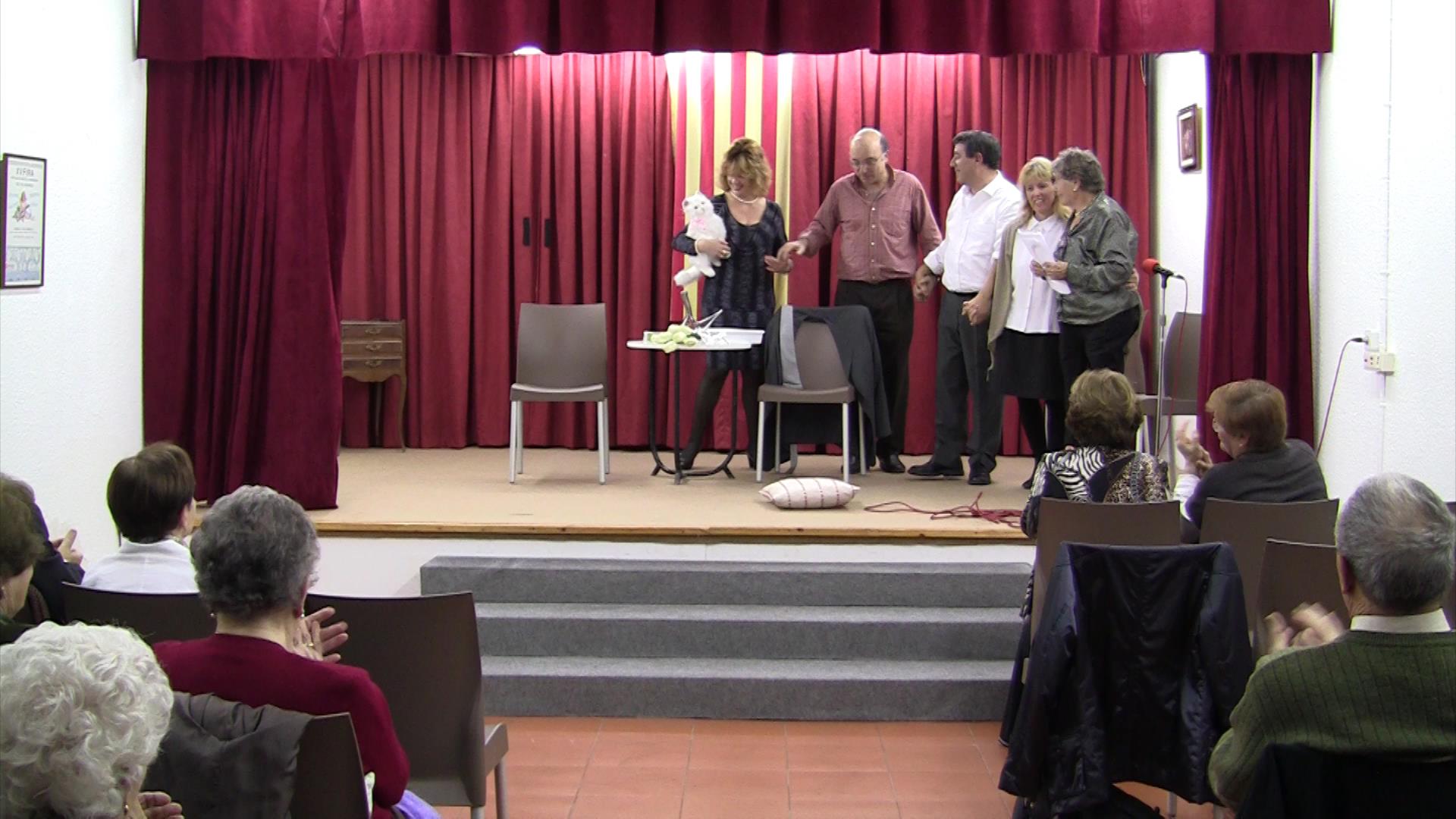 A la Llar d'avis s'hi representen obres de teatre. FOTO: Cedida