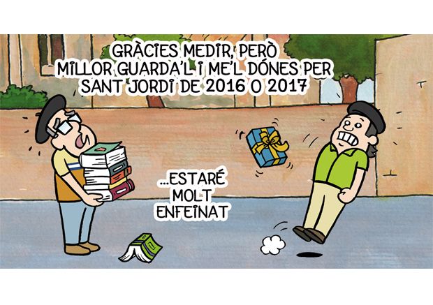 Els llibres porten mals de cap a en Medir i en Cugat