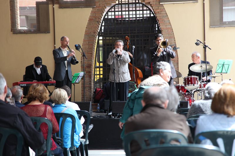 Dissabte: Celler de jazz amb Vermut-Jazzcare All Stars al Celler modernista. FOTOS: Lali Puig