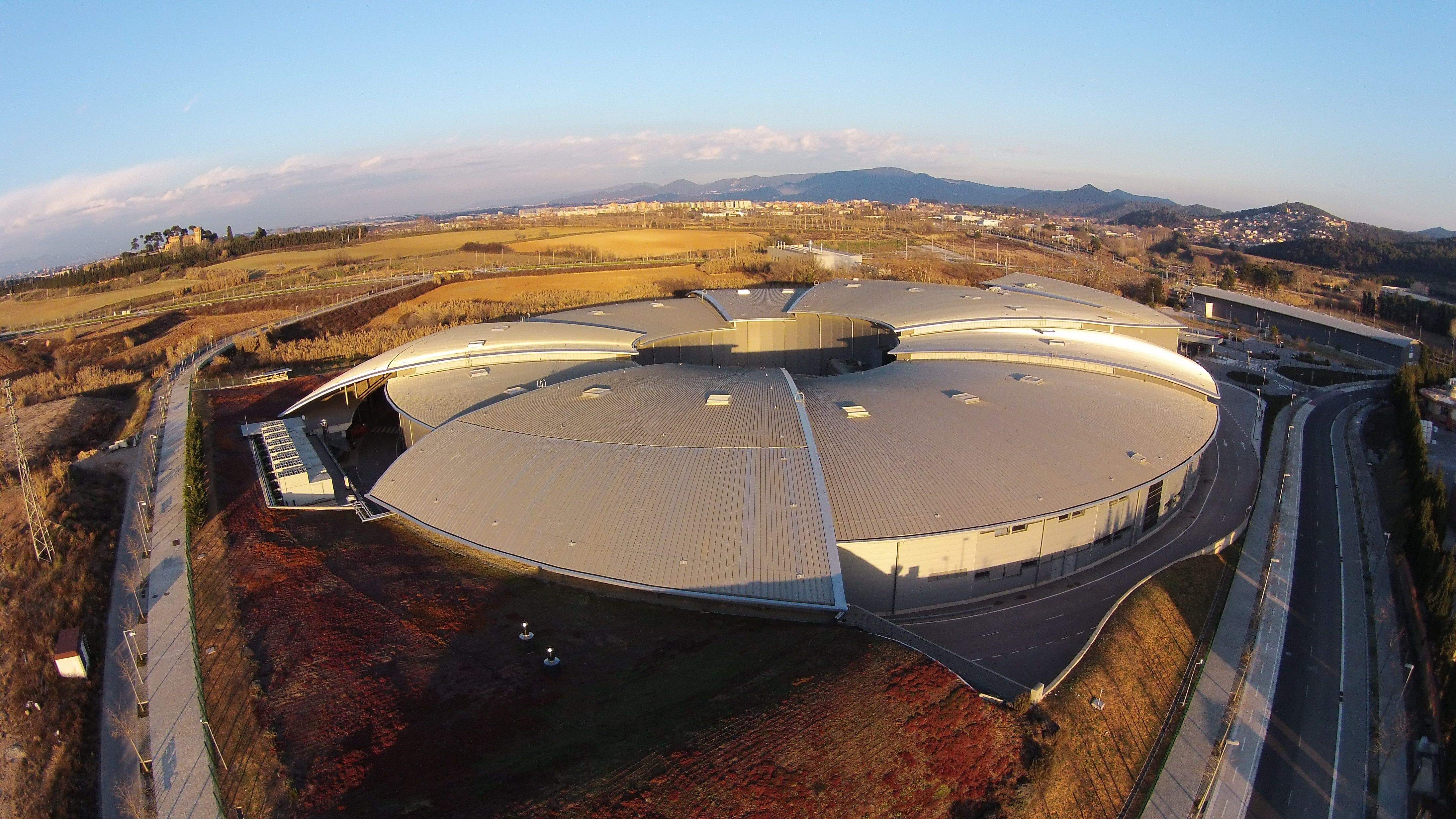 El complex vist des de l'aire