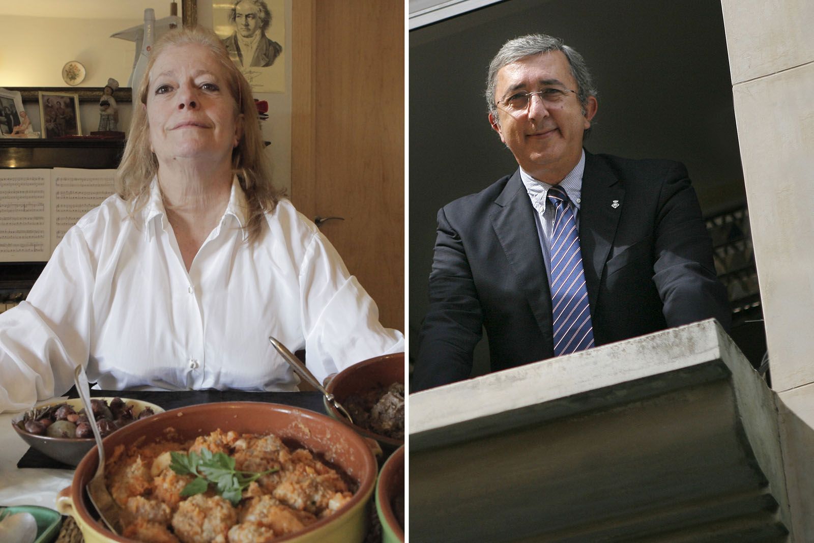 Maria Àngels Cuadras i Jordi Carreras. FOTO: Artur Ribera