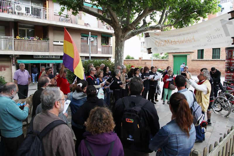 Manifestació pel Dia del Treballador a Sant Cugat FOTOS: Lali Puig