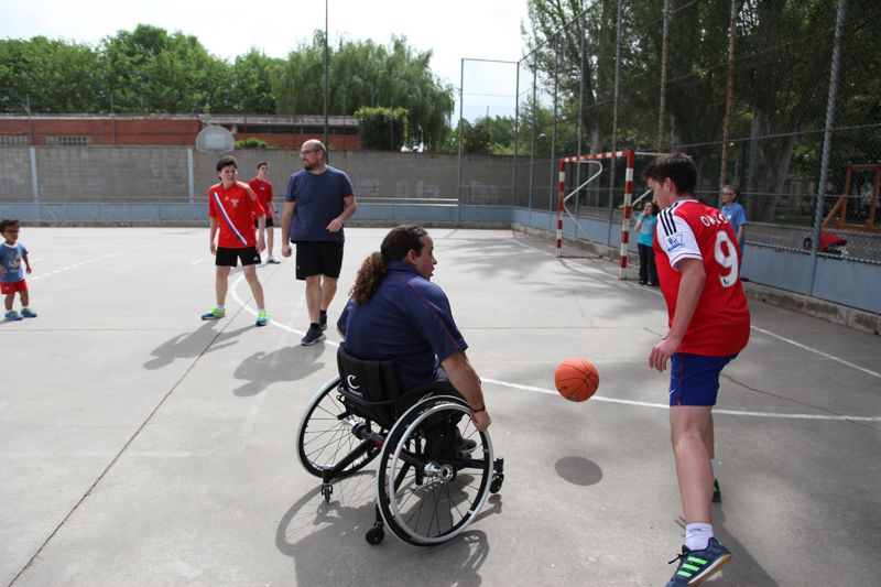 El 2n Torneig Solidari de Bàsquet Inclusiu a les Pistes de Sant Francesc. FOTO: Lali Puig